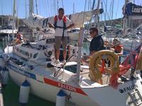 Skipper Dave with his crew