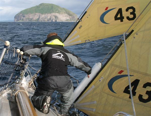 Approaching Ailsa Craig