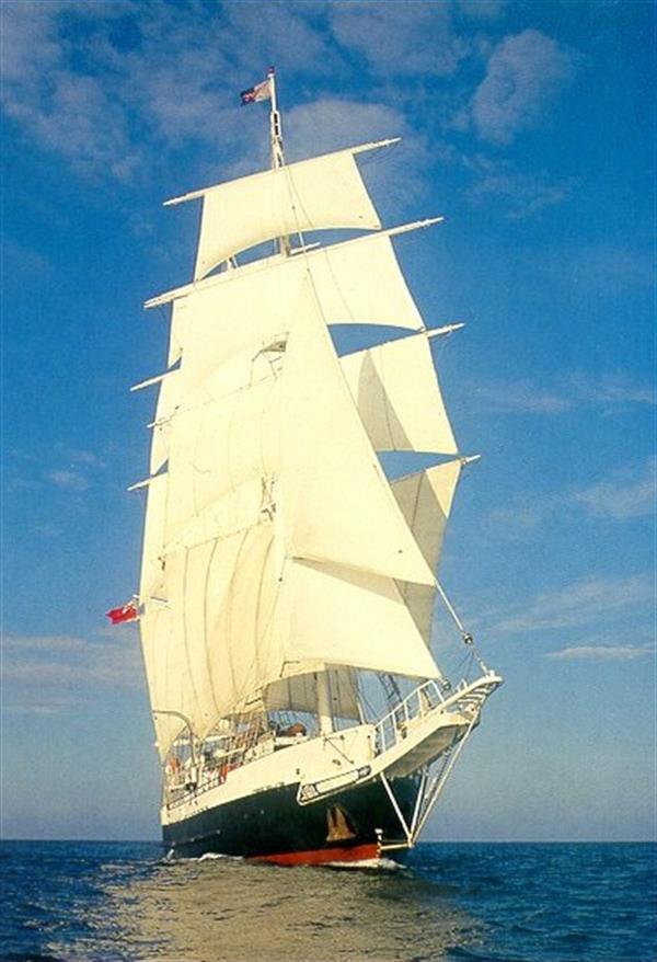 Lord Nelson under full sail