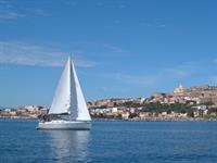 Sailing near Milazzo, Sicily